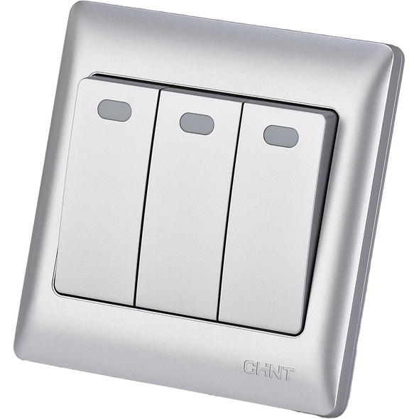 Rival Switch 10 Amp Tri-Dimensional - Silver