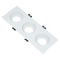 Full white 7 cm square plastic square spot frame
