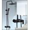 Mixer set with shower complete black